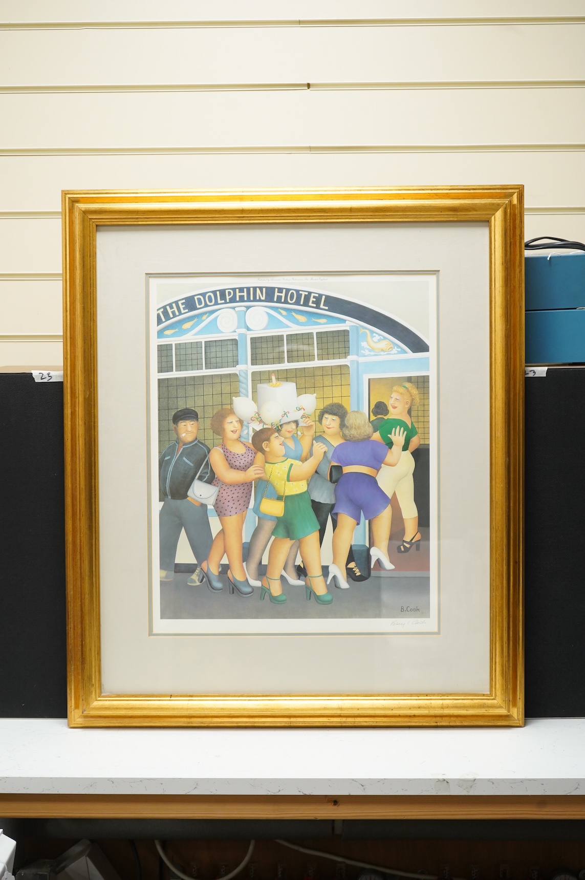 Beryl Cook (1926-2008), ‘The Hen Night’, signed in pencil, Fine Art Trade Guild blind stamped, published by Alexander Gallery Publications Ltd, colour print, 49 x 39cm